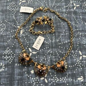 J. Crew Factory Bracelet and Statement Necklace Set